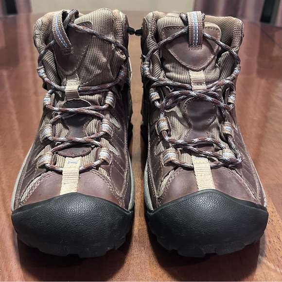 KEEN TARGHEE II Women’s Sz 9 shoes brown leather waterproof hiking boots 1004114 - Picture 14 of 16